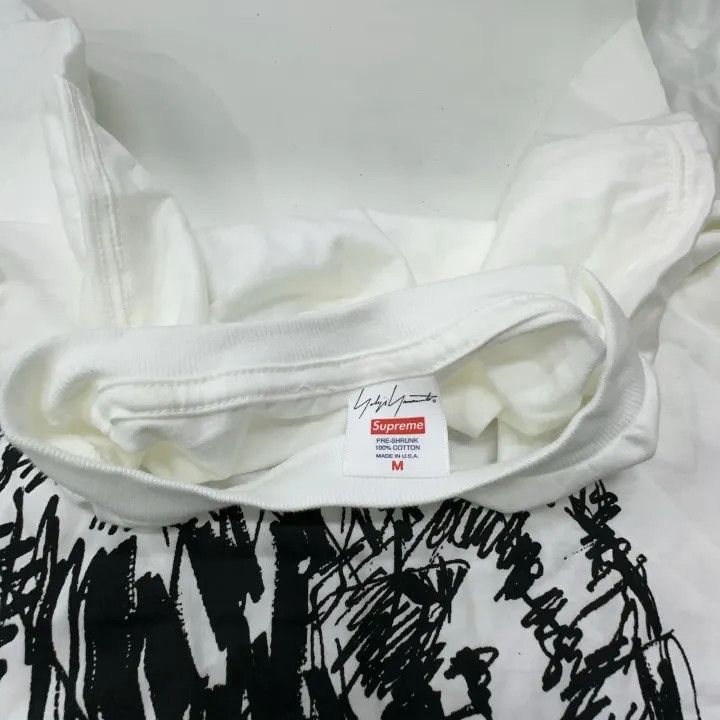 Yohji Yamamoto Supreme x Yohji Yamamoto Sketch T-Shirt 0079 Size US M / EU 48-50 / 2 - 5 Thumbnail