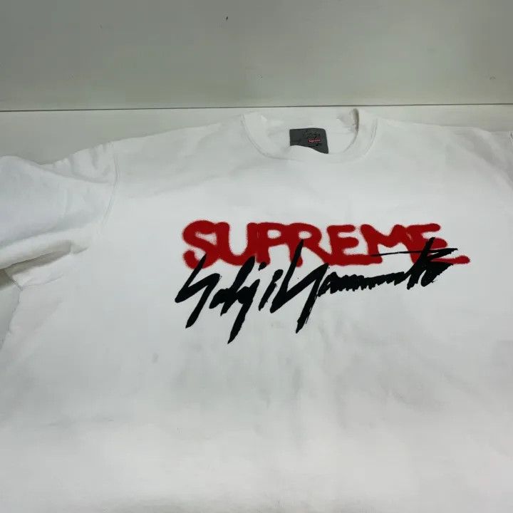 Yohji Yamamoto Supreme x Yohji Yamamoto Signature Logo Sweatshirt 0079 Size US S / EU 44-46 / 1 - 8 Thumbnail