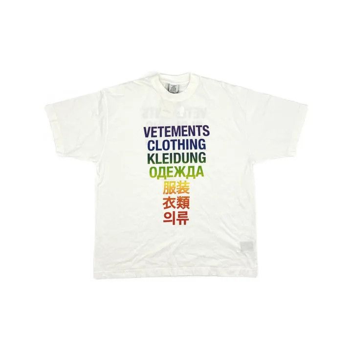 Vetements Vetements Colorful Letter Print Short Sleeve T-Shirt 0079 Size US XS / EU 42 / 0 - 2 Thumbnail