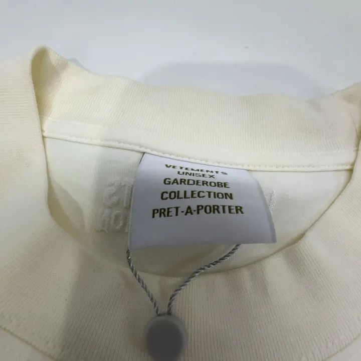 Vetements Vetements FW21 Logo Print White T-Shirt 0079 Size US XS / EU 42 / 0 - 7 Thumbnail