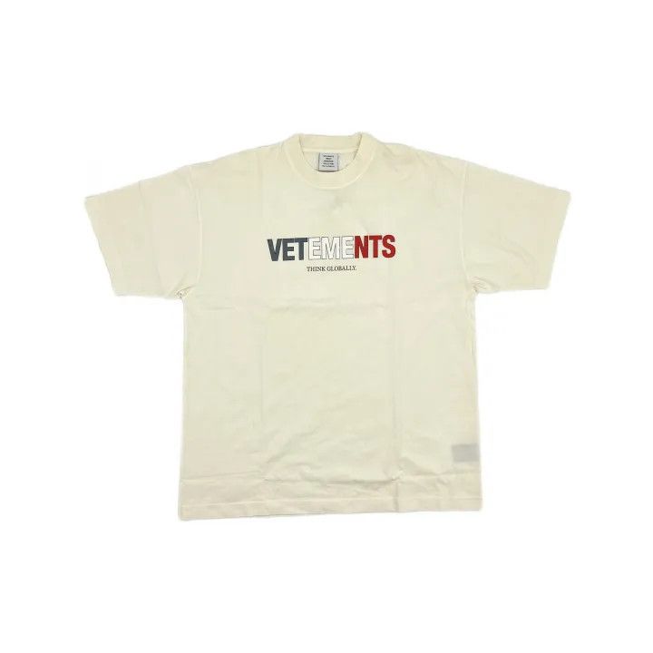 Vetements Vetements FW21 Logo Print White T-Shirt 0079 Size US XS / EU 42 / 0 - 2 Thumbnail