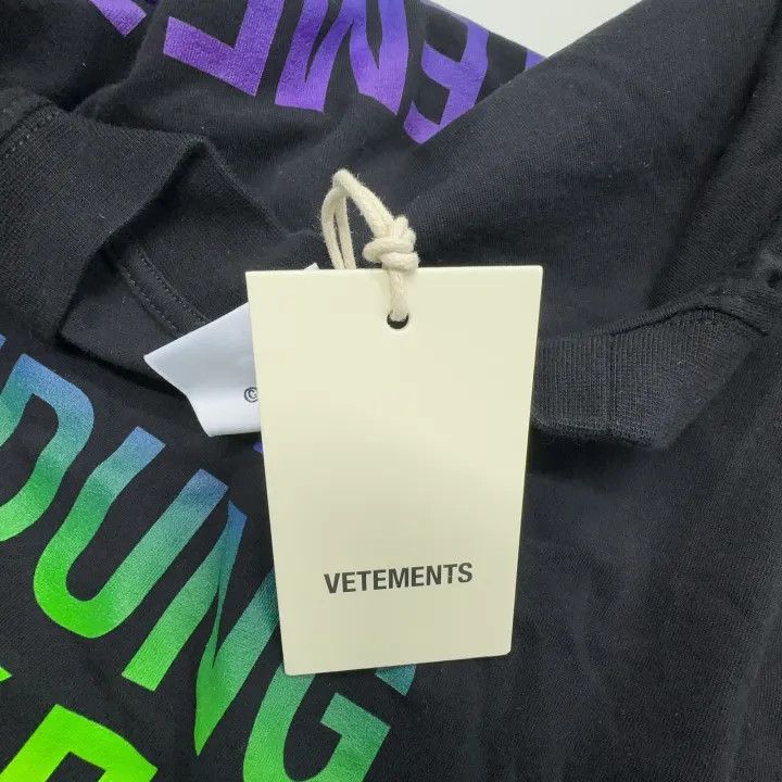 Vetements Vetements Logo Print Short Sleeve T-Shirt 0079 Size US M / EU 48-50 / 2 - 6 Thumbnail