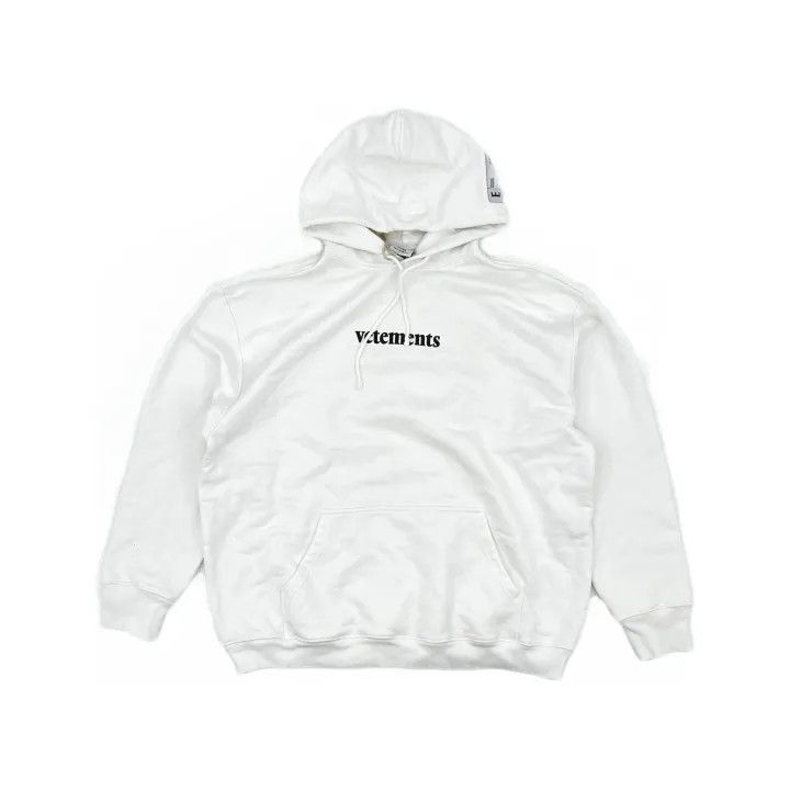 Vetements Vetements Logo Hoodie in White for Men 0079 Size US XL / EU 56 / 4 - 2 Thumbnail