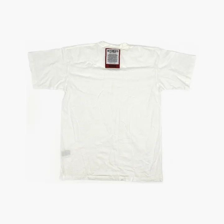 Vetements Vetements Logo Printed Round Neck T-Shirt 0079 Size US S / EU 44-46 / 1 - 3 Thumbnail