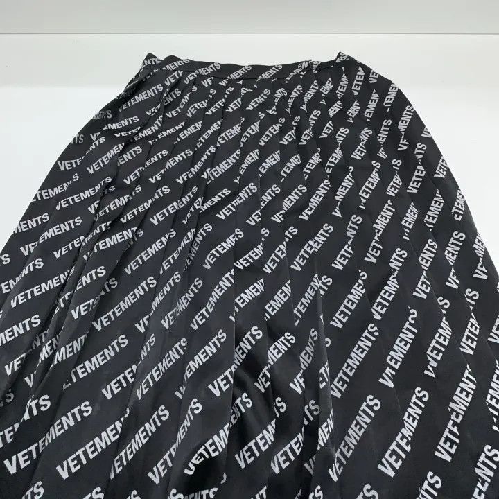 Vetements Vetements Printed Pleated Midi Skirt 0079 Size US 26 / EU 42 - 6 Thumbnail