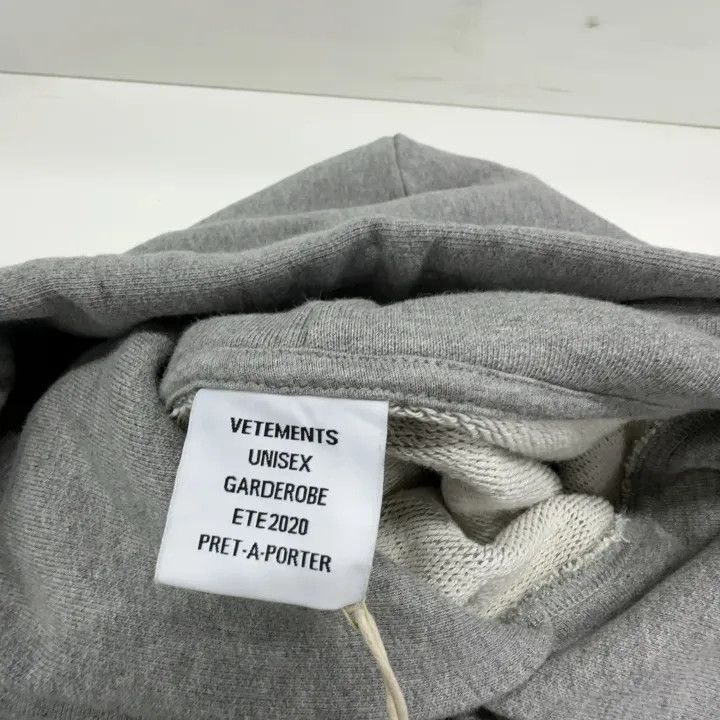 Vetements Vetements Casual Style Gray Hoodie 0079 Size US M / EU 48-50 / 2 - 5 Thumbnail