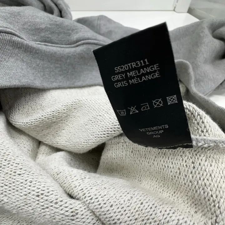 Vetements Vetements Casual Style Gray Hoodie 0079 Size US M / EU 48-50 / 2 - 4 Thumbnail