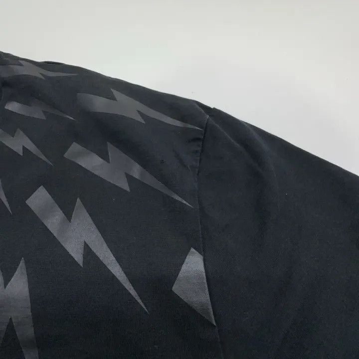 Neil Barrett Neil Barrett Black Lightning Print T-Shirt 0079 Size US XXL / EU 58 / 5 - 6 Thumbnail