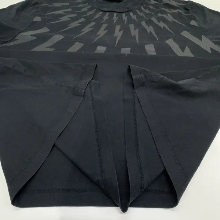 Neil Barrett Neil Barrett Black Lightning Print T-Shirt 0079 Size US XXL / EU 58 / 5 - 11 Thumbnail