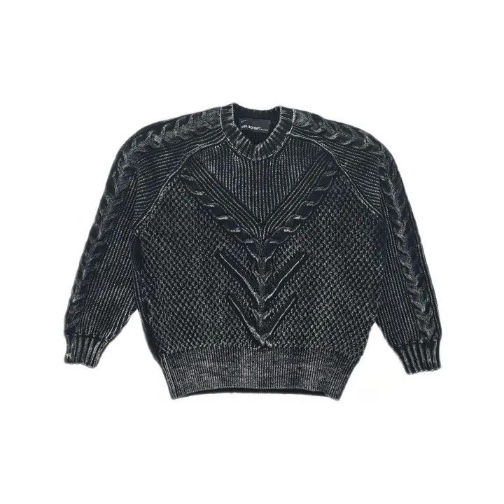 Neil Barrett Neil Barrett Vintage Wash Black Sweater 0079 Size US L / EU 52-54 / 3 - 2 Thumbnail