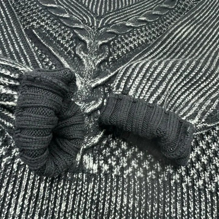 Neil Barrett Neil Barrett Vintage Wash Black Sweater 0079 Size US L / EU 52-54 / 3 - 8 Thumbnail