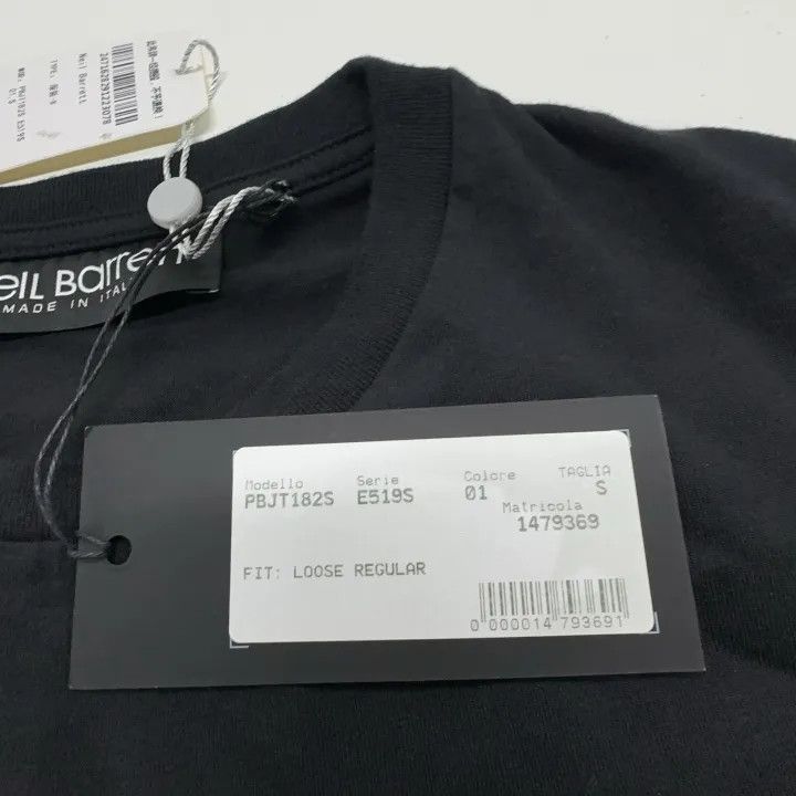 Neil Barrett Neil Barrett Black Casual Short Sleeve T-Shirt 0079 Size US S / EU 44-46 / 1 - 6 Thumbnail