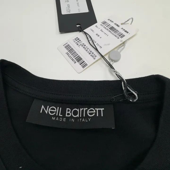 Neil Barrett Neil Barrett Black Casual Short Sleeve T-Shirt 0079 Size US S / EU 44-46 / 1 - 5 Thumbnail