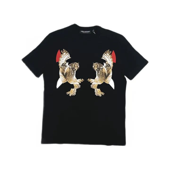 Neil Barrett Neil Barrett Black Casual Short Sleeve T-Shirt 0079 Size US S / EU 44-46 / 1 - 2 Thumbnail