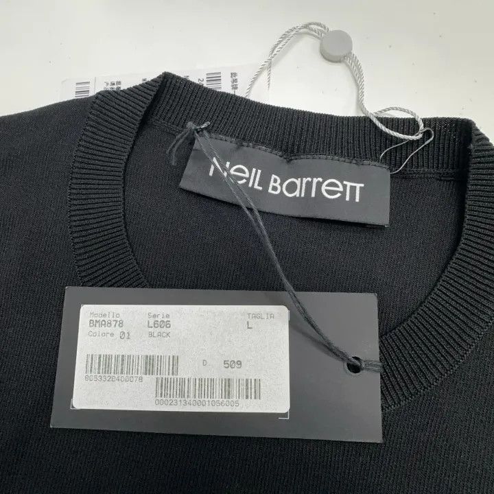 Neil Barrett Neil Barrett Casual Black Short Sleeve T-Shirt 0079 Size US L / EU 52-54 / 3 - 5 Thumbnail