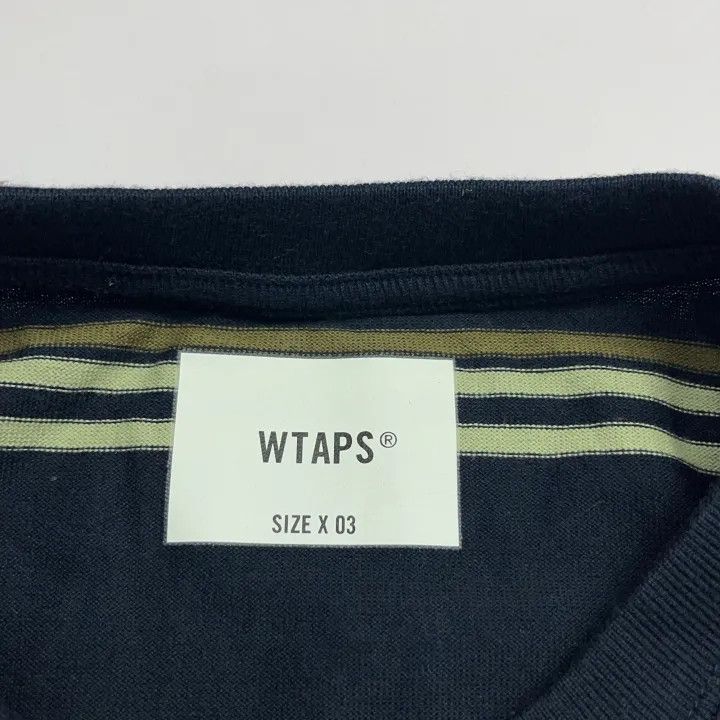 Wtaps WTAPS Striped Casual Embroidery Long Sleeve Tee 0079 Size US M / EU 48-50 / 2 - 3 Thumbnail