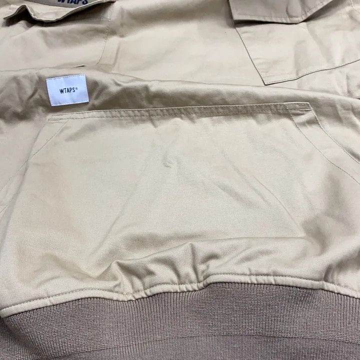 Wtaps WTAPS Khaki Half-Zip Pocket Jacket 0079 Size US M / EU 48-50 / 2 - 11 Thumbnail