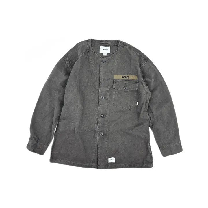 Wtaps WTAPS Long Sleeve Logo Pocket Shirt 0079 Size US M / EU 48-50 / 2 - 2 Thumbnail