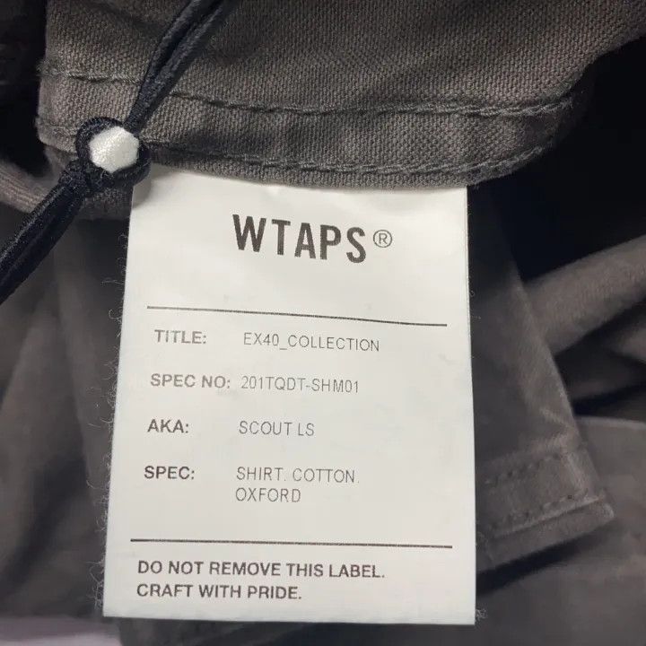 Wtaps WTAPS Long Sleeve Logo Pocket Shirt 0079 Size US M / EU 48-50 / 2 - 5 Thumbnail