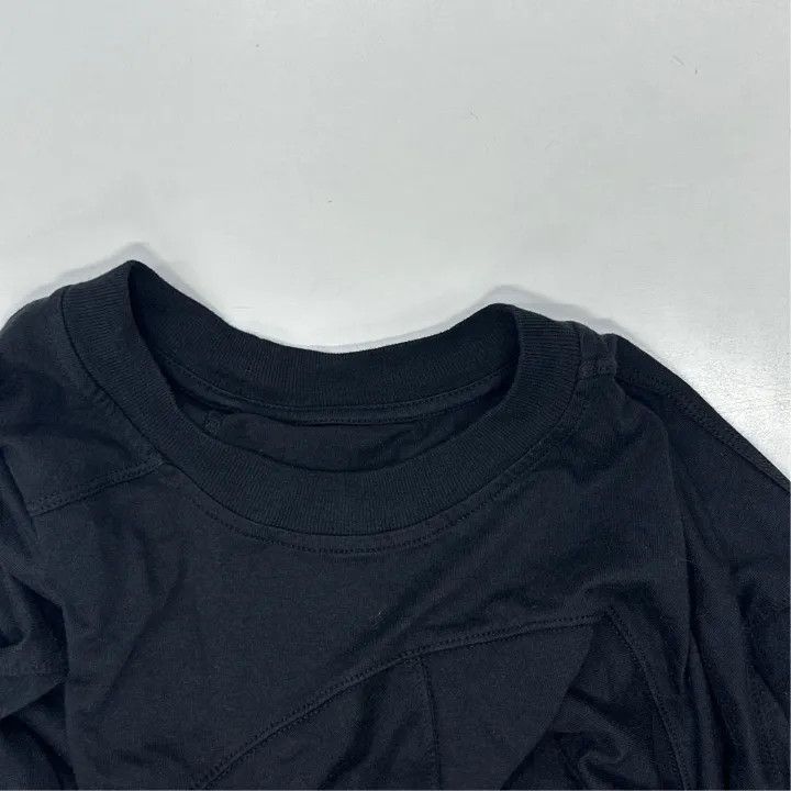 Rick Owens Rick Owens DRKSHDW Black Long Sleeve T-Shirt 0079 Size US M / EU 48-50 / 2 - 5 Thumbnail