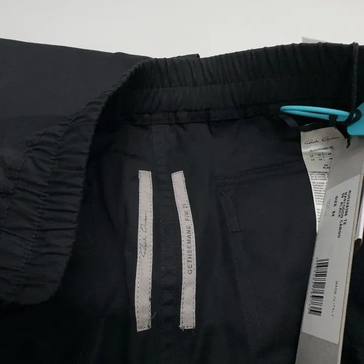 Rick Owens Rick Owens Black Casual Cargo Pants for Men 0079 Size US 44 / EU 60 - 6 Thumbnail