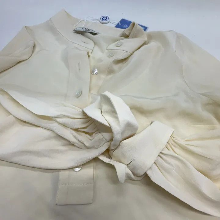 Lanvin Lanvin Casual Solid Long Sleeve Shirt 0079 Size US S / EU 44-46 / 1 - 7 Thumbnail