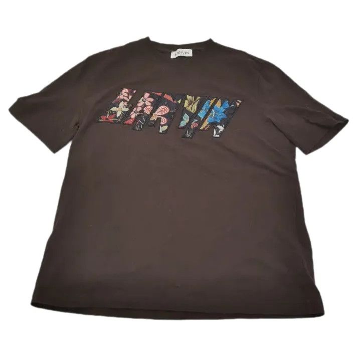 Lanvin Lanvin Logo Print Short Sleeve T-Shirt for Men 0079 Size US M / EU 48-50 / 2 - 2 Thumbnail