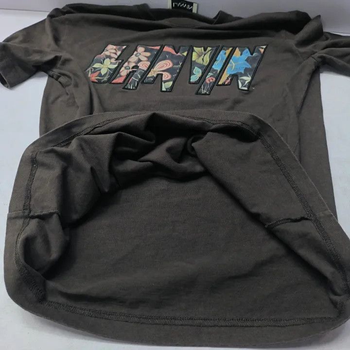 Lanvin Lanvin Logo Print Short Sleeve T-Shirt for Men 0079 Size US M / EU 48-50 / 2 - 12 Thumbnail