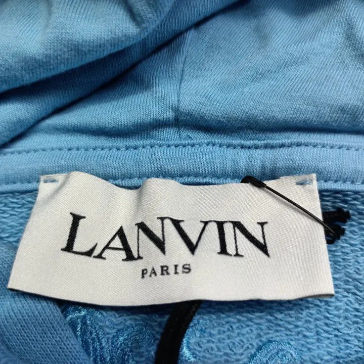 Lanvin Lanvin Gradient Logo Hoodie for Men 0079 Size US M / EU 48-50 / 2 - 2 Thumbnail
