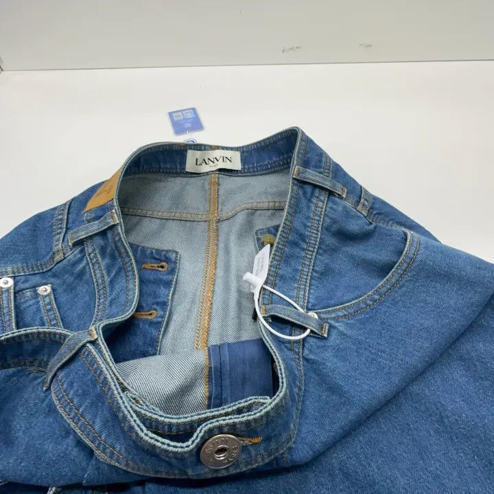 Lanvin Lanvin Casual Adjustable Waist Denim Pants 0079 Size US 38 / EU 54 - 7 Thumbnail