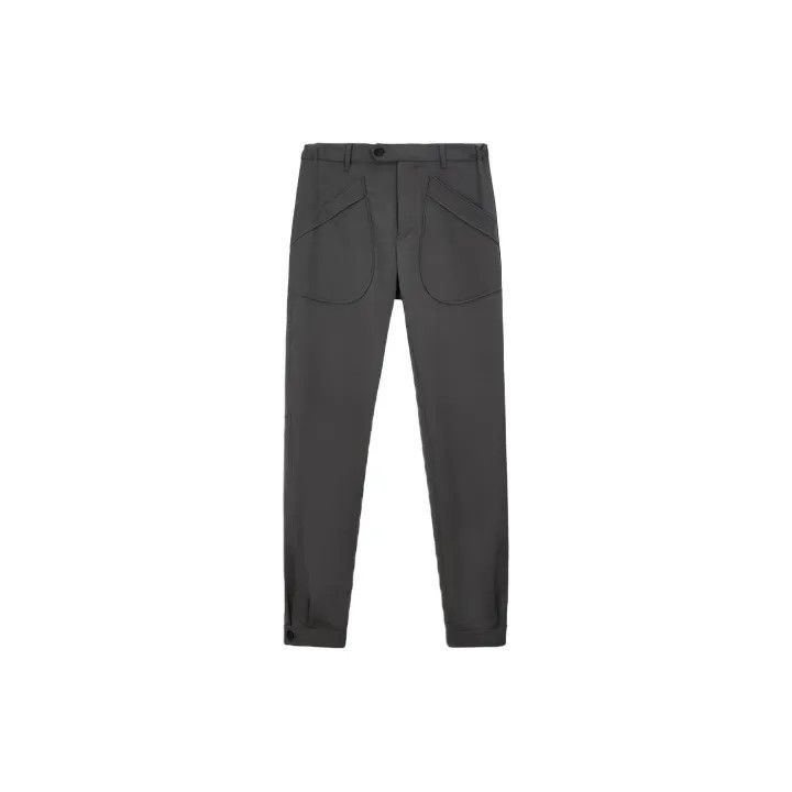Lanvin Lanvin Casual Straight Pants in Elephant Gray 0079 Size US 27 - 2 Thumbnail
