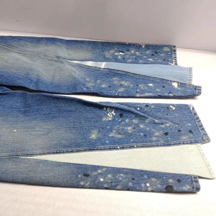 Lanvin Lanvin Spliced Ankle-Length Denim Pants for Men 0079 Size US 33 - 10 Thumbnail