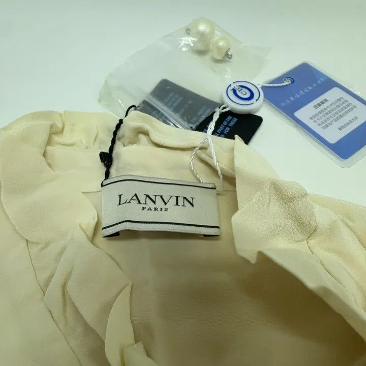 Lanvin Lanvin Casual Elegant Long Sleeve T-Shirt 0079 Size US XXS / EU 40 - 4 Thumbnail