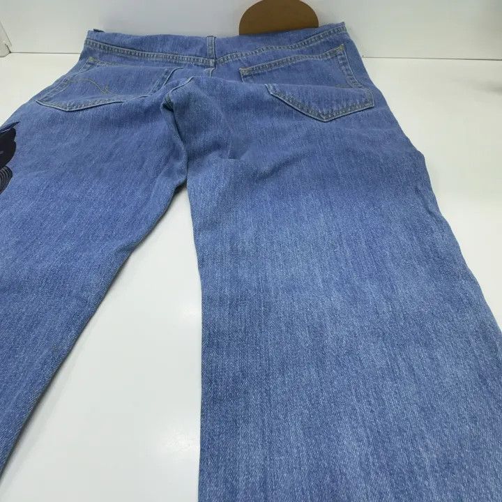 Lanvin Lanvin x Batman Graphic Print Straight Leg Jeans 0079 Size US 36 / EU 52 - 10 Thumbnail