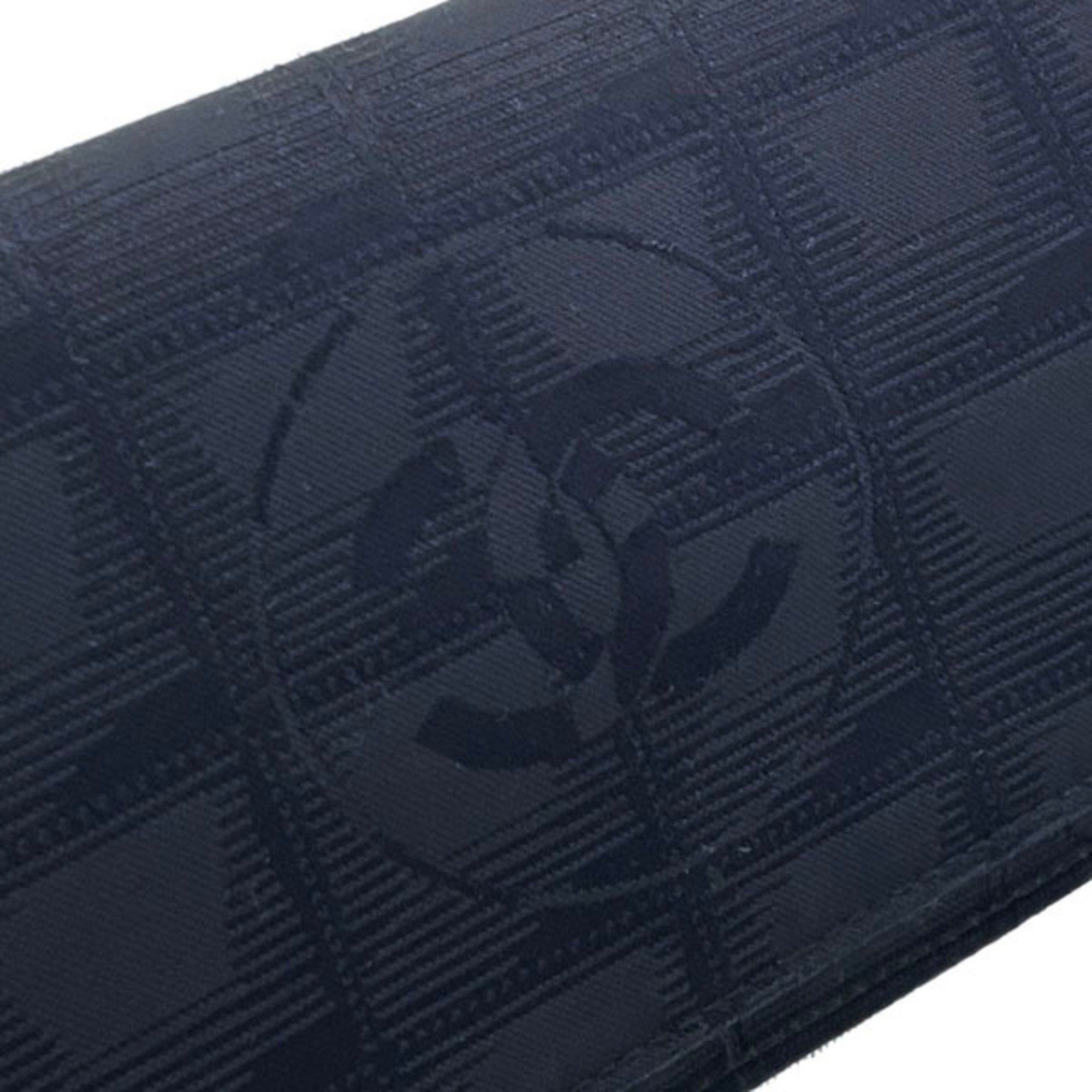 Chanel Chanel Long Wallet New Travel Line Bi-fold Nylon Jacquard Black A15788 CHANEL CC Coco Mark MM-15234 Size ONE SIZE - 5 Thumbnail