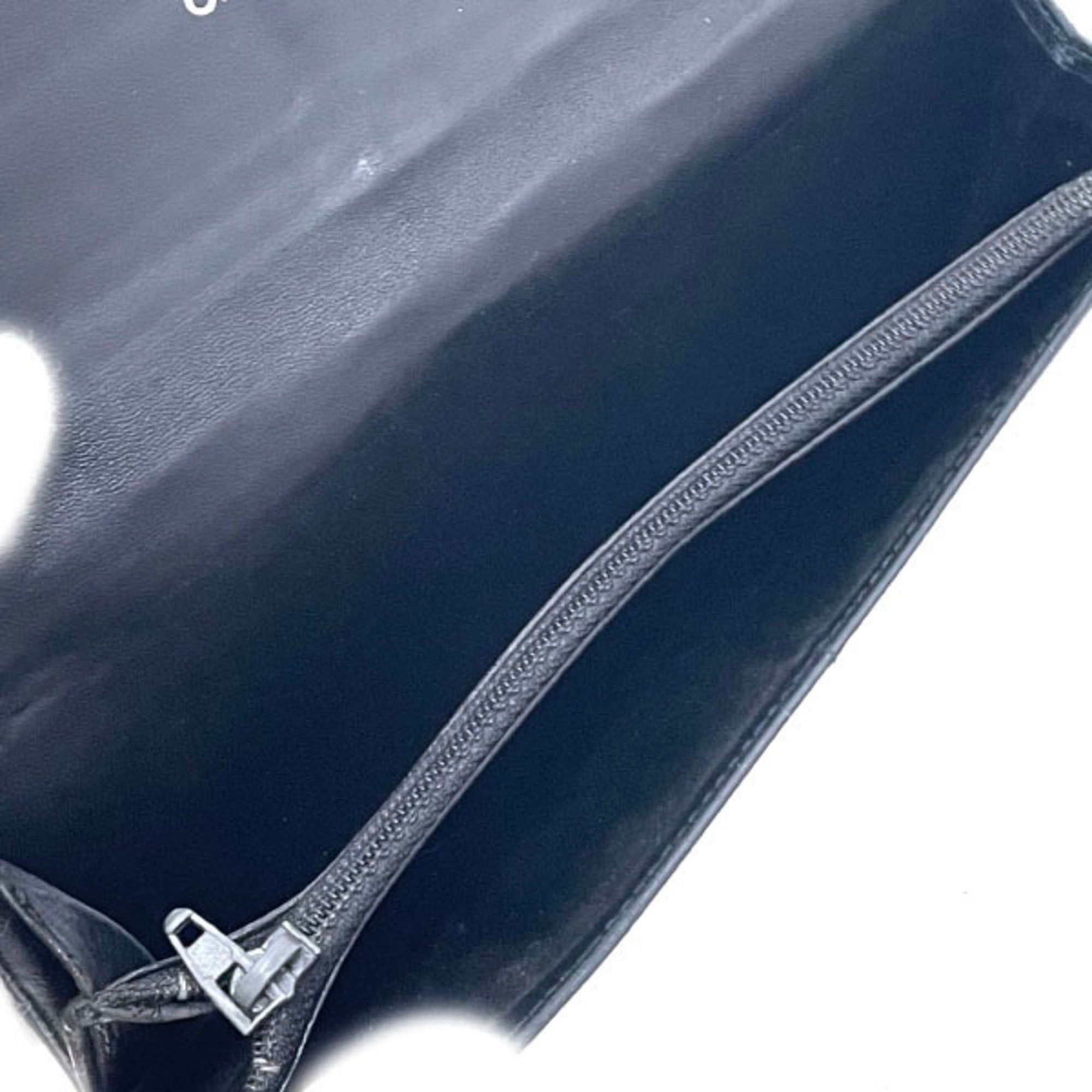 Chanel Chanel Long Wallet New Travel Line Bi-fold Nylon Jacquard Black A15788 CHANEL CC Coco Mark MM-15234 Size ONE SIZE - 7 Thumbnail