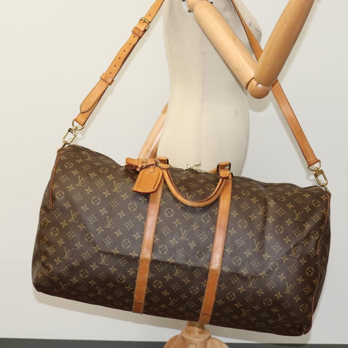 Louis Vuitton Louis Vuitton Keepall Bandoulière 60 travel Size ONE SIZE - 17 Thumbnail