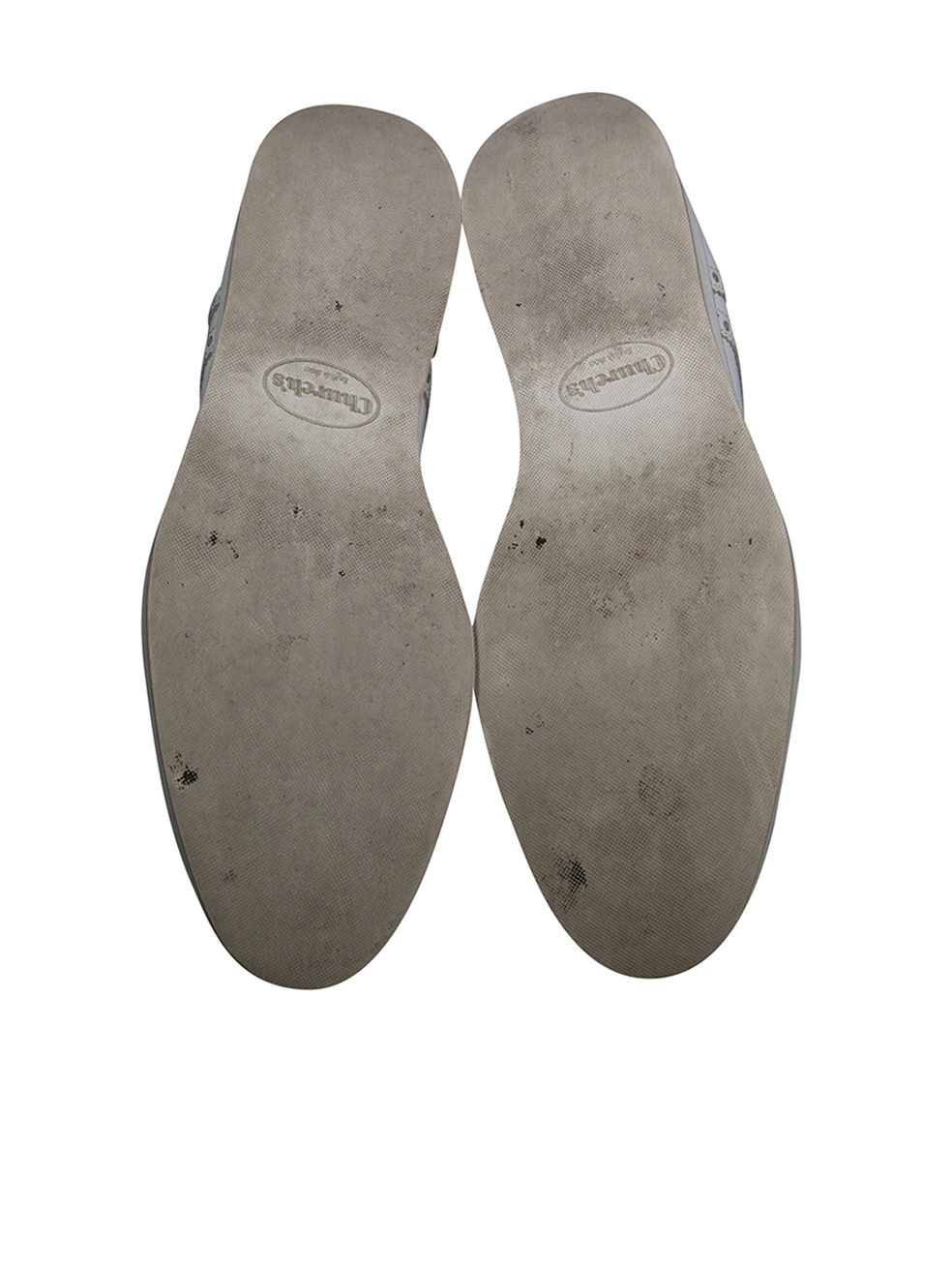 Church's White Leather Perforated Lace-Up Brogues Size US 8.5 / IT 38.5 - 4 Thumbnail