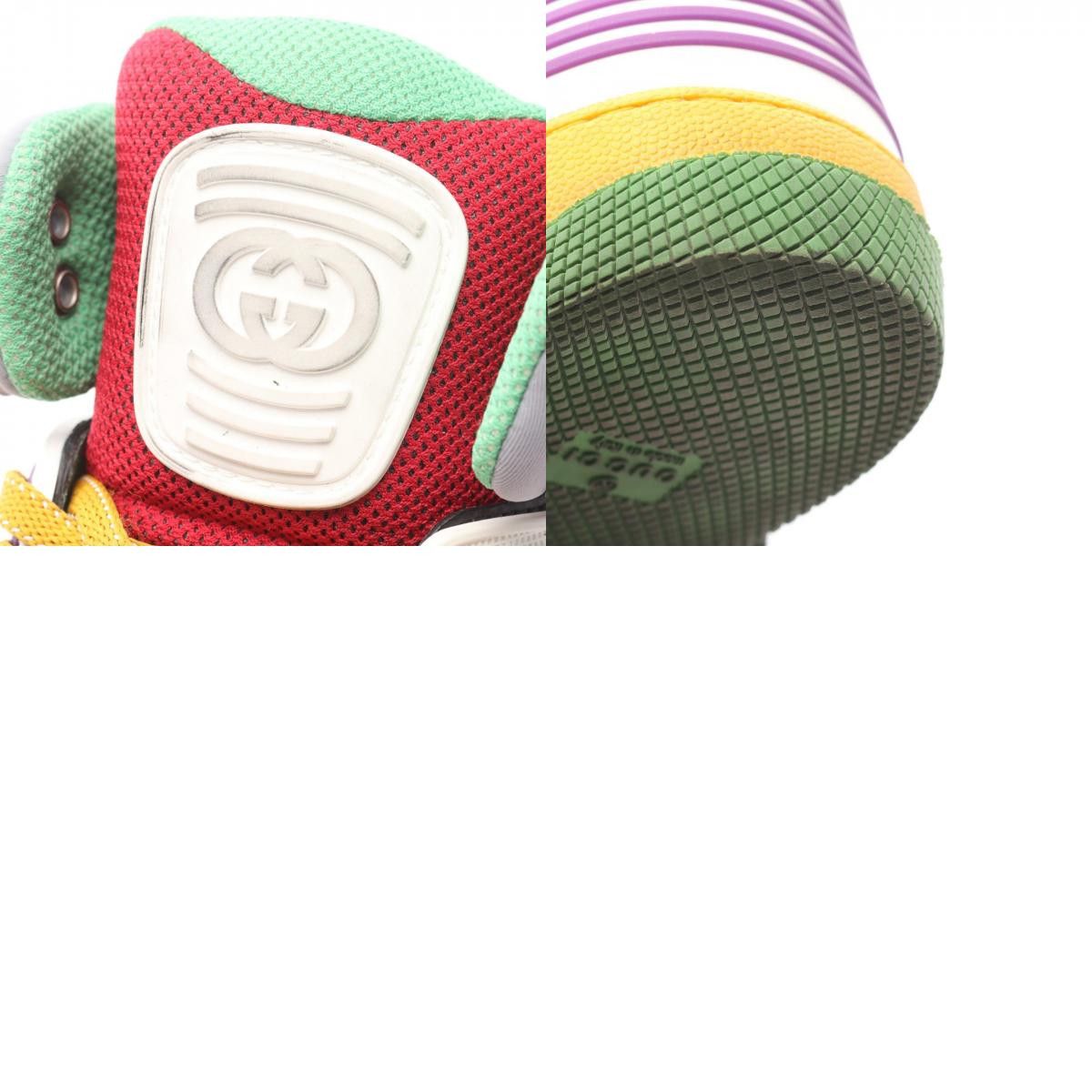 Gucci Gucci Gucci Basket Interlocking G Leather Fabric Sneakers Leather Shoes 661303 Size ONE SIZE - 10 Thumbnail