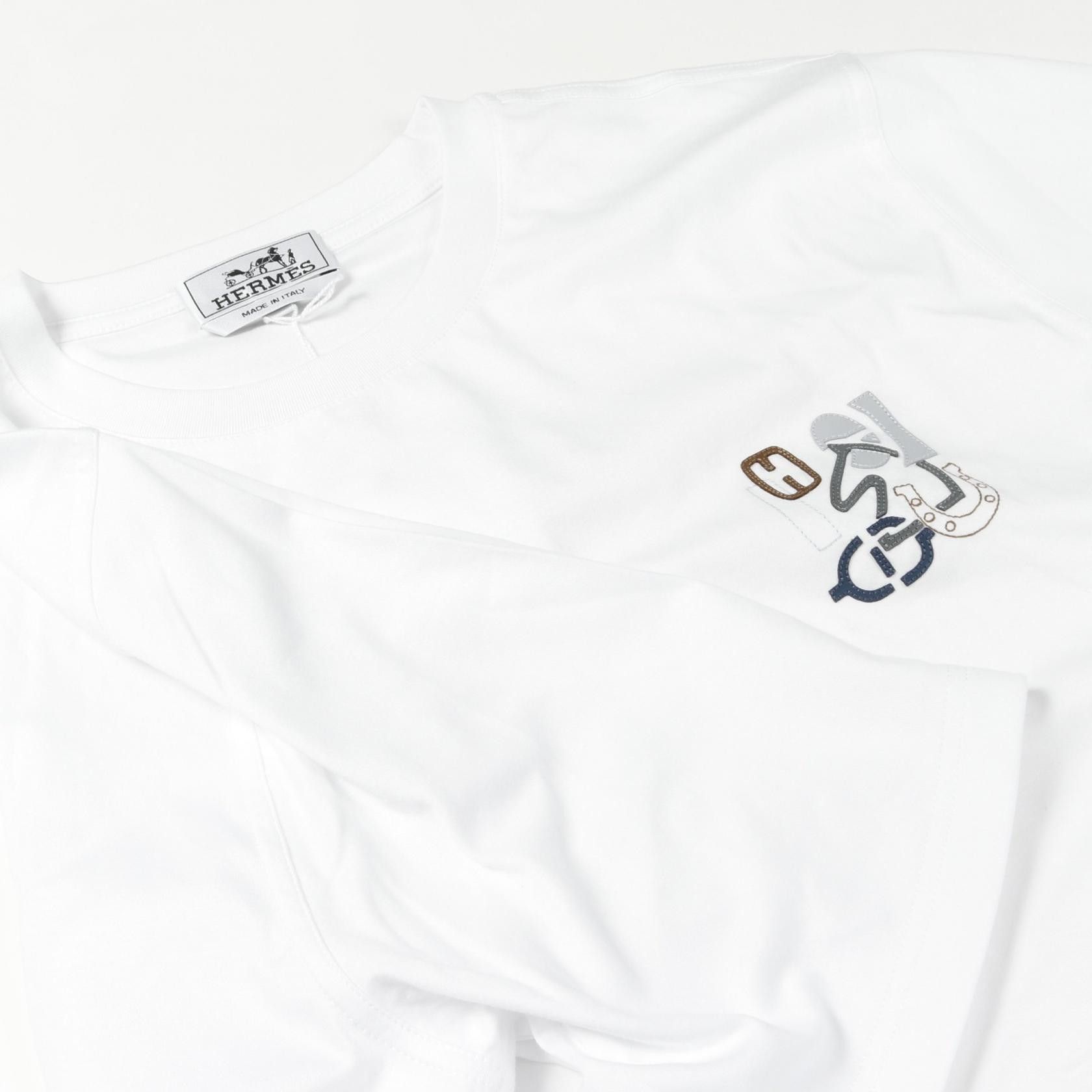 Hermes Hermes Hermes H Puzzle Mini Patch Cotton Top Cotton Tops Size ONE SIZE - 5 Thumbnail