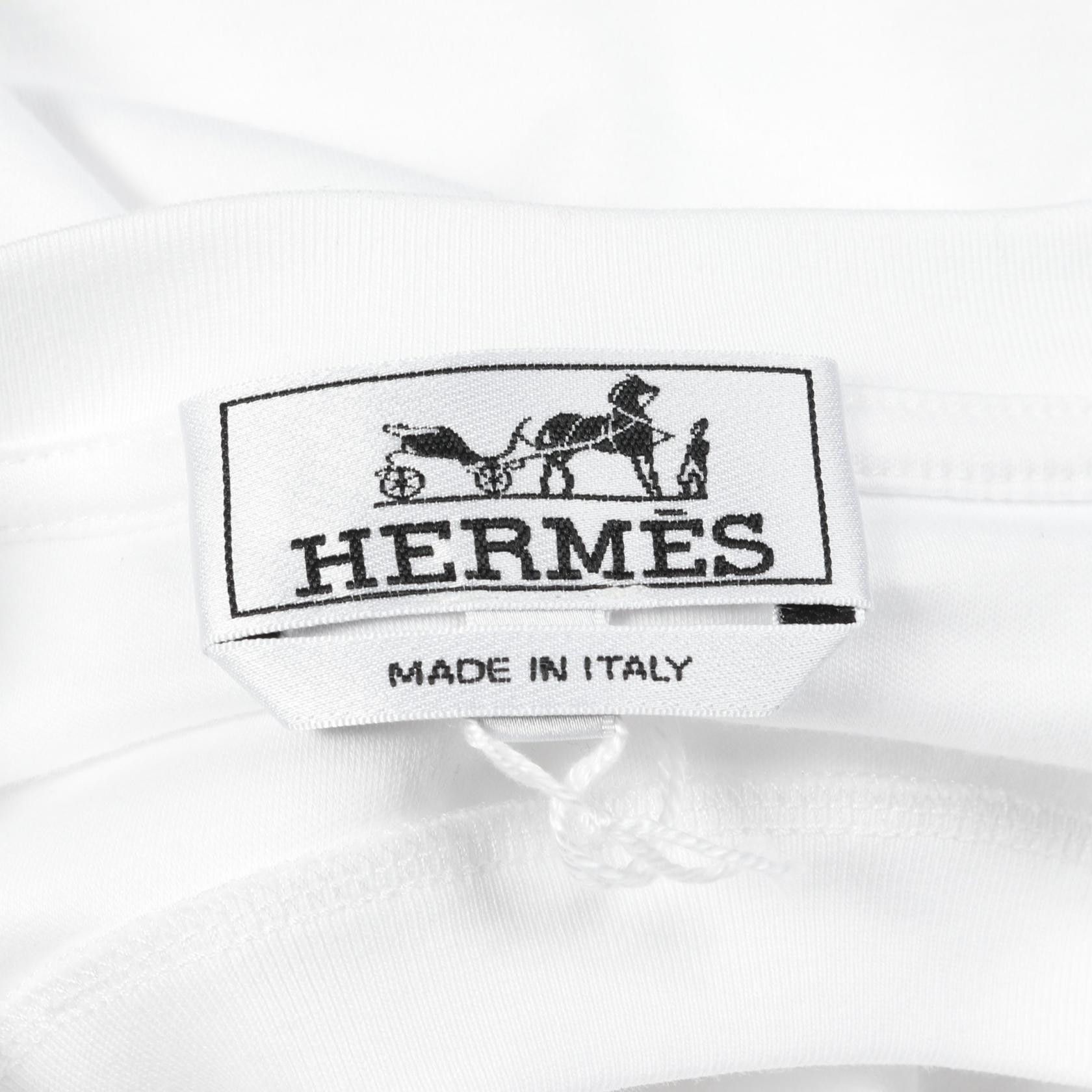 Hermes Hermes Hermes H Puzzle Mini Patch Cotton Top Cotton Tops Size ONE SIZE - 3 Thumbnail