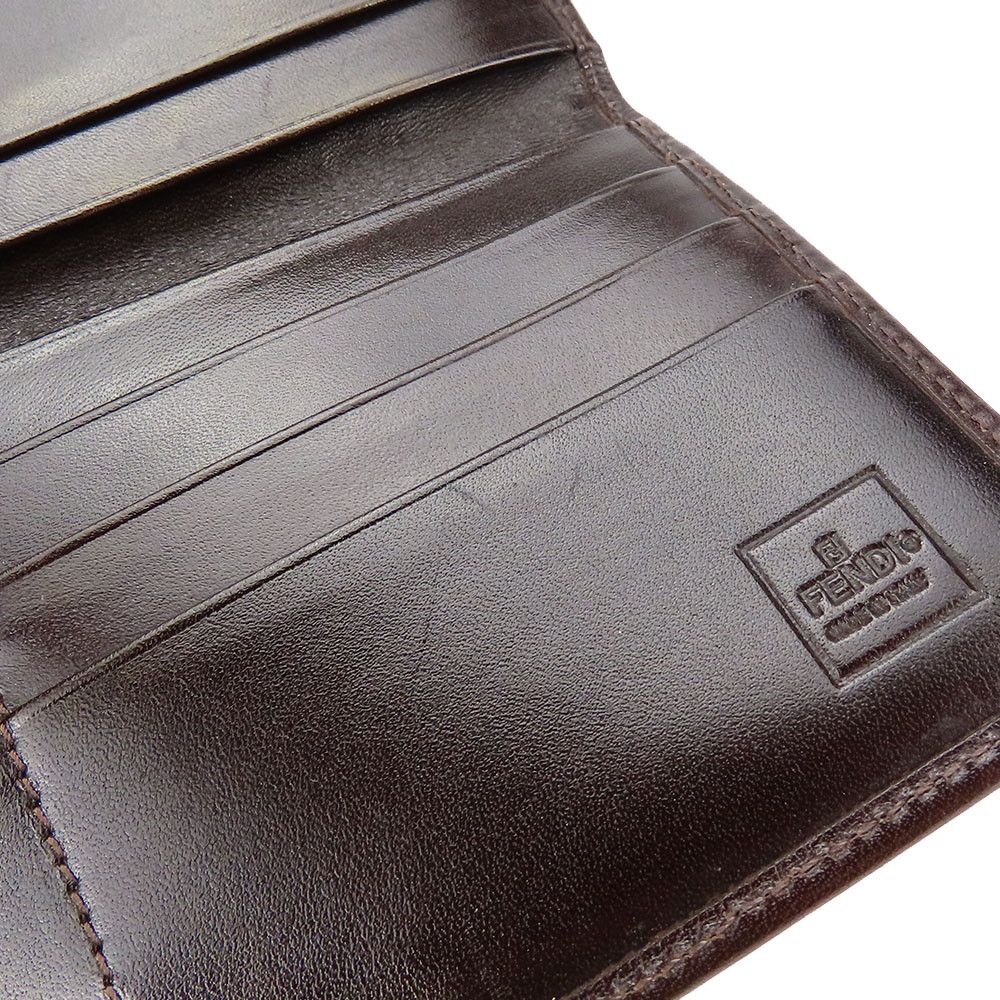 Fendi Fendi Fendi Zucca Canvas Leather Wallet Canvas Long Wallet Size ONE SIZE - 15 Thumbnail