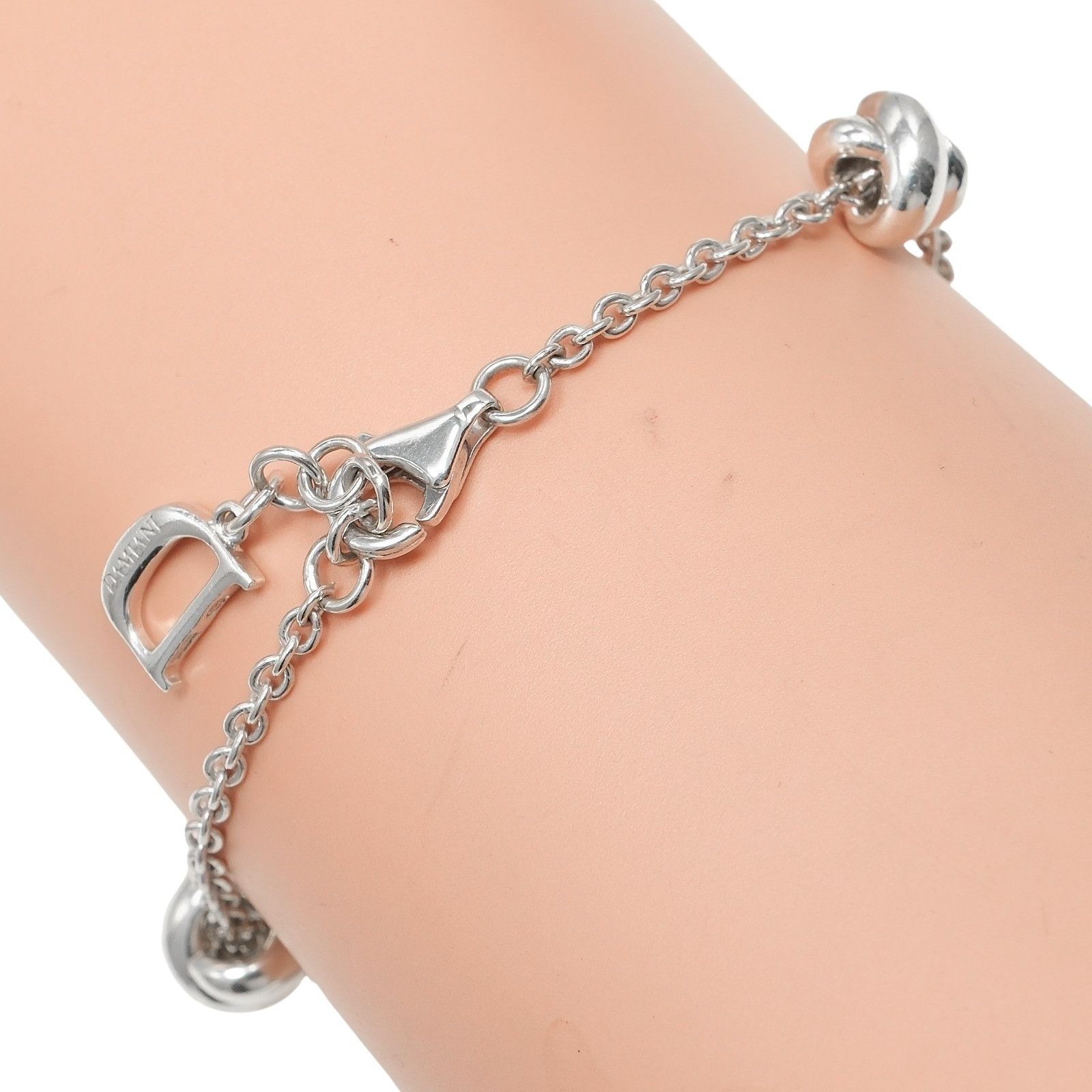 Other Other Damiani Silver 925 Bracelet Metal Bracelet DUTY FREE for USA Size ONE SIZE - 3 Thumbnail