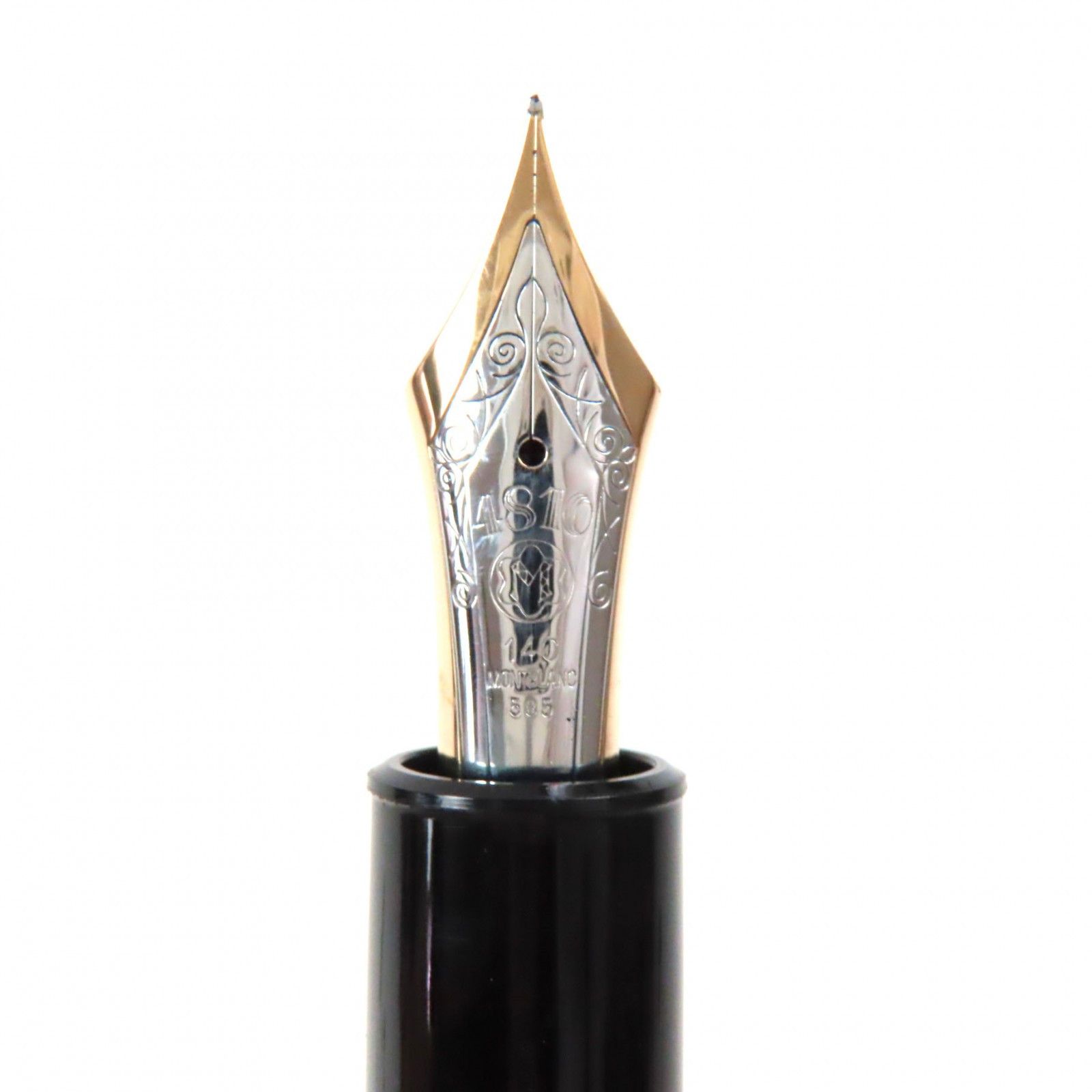 Montblanc Montblanc Montblanc Meisterstück 14K Fountain Pen Metal Pen Size ONE SIZE - 5 Thumbnail