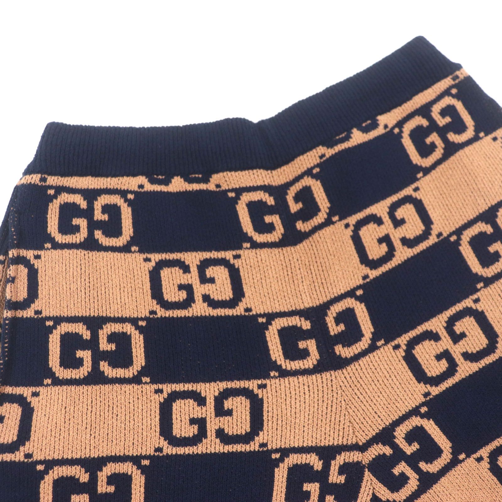 Gucci Gucci Gucci GG cotton jacquard knit shorts Cotton Shorts 752098 DUTY FREE for USA Size ONE SIZE - 3 Thumbnail