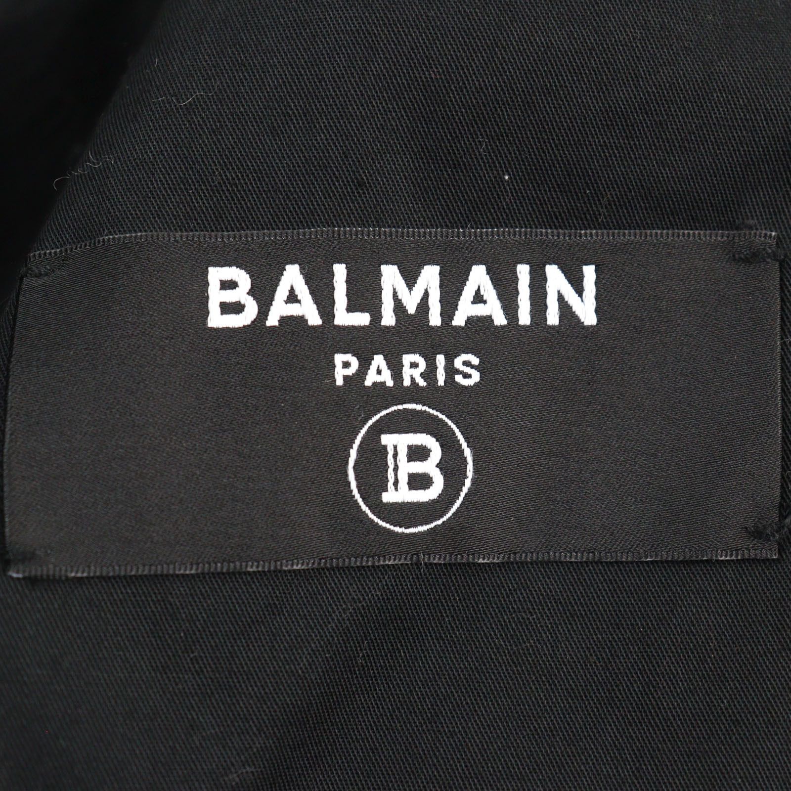 Other Other Balmain Bomber Jacket Lambskin Varsity Jacket Leather Outerwear Size ONE SIZE - 10 Thumbnail