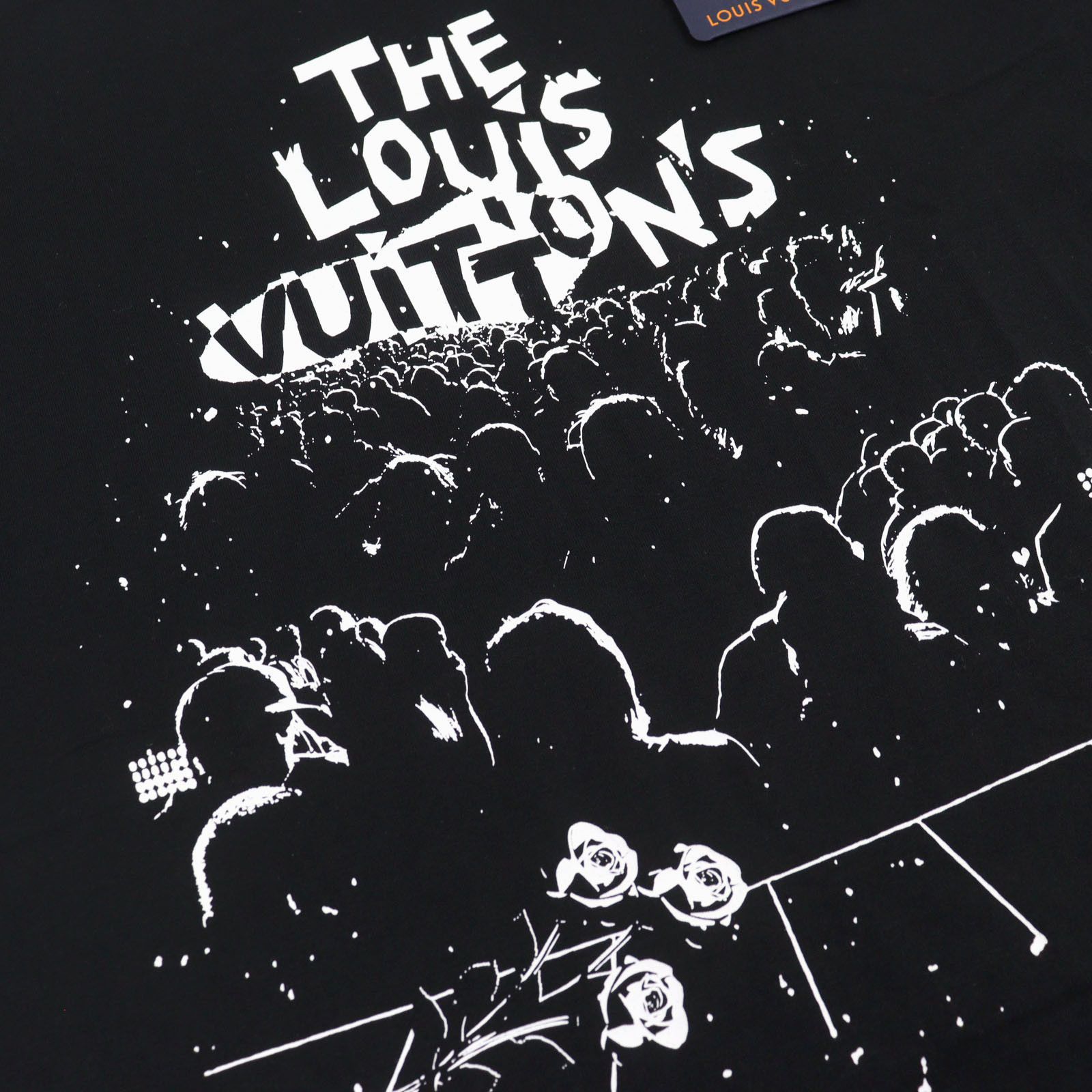 Louis Vuitton Louis Vuitton Louis Vuitton LV concert print Cotton T-shirt Cotton T-Shirts HOY10W Size ONE SIZE - 4 Thumbnail