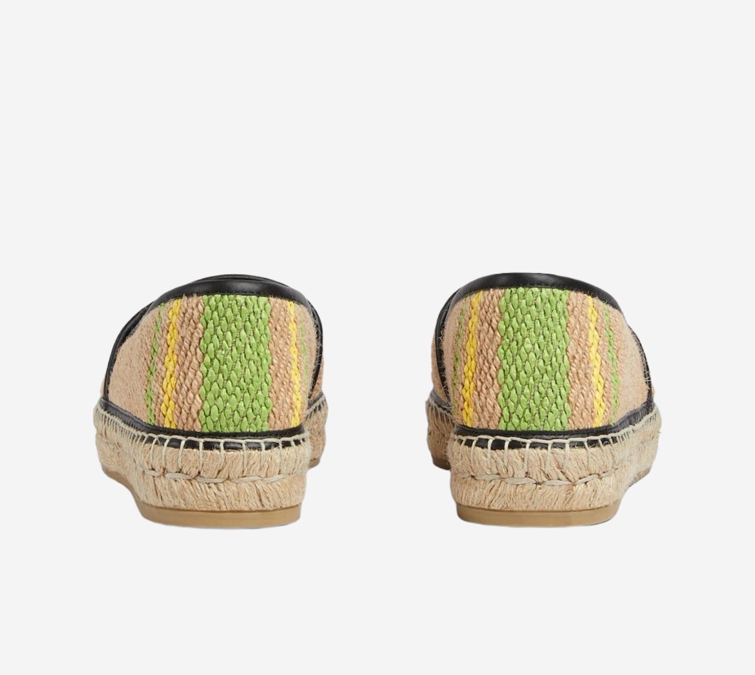 Gucci Gucci Logo Canvas Espadrille Flats SIZE 37 Size ONE SIZE - 3 Thumbnail