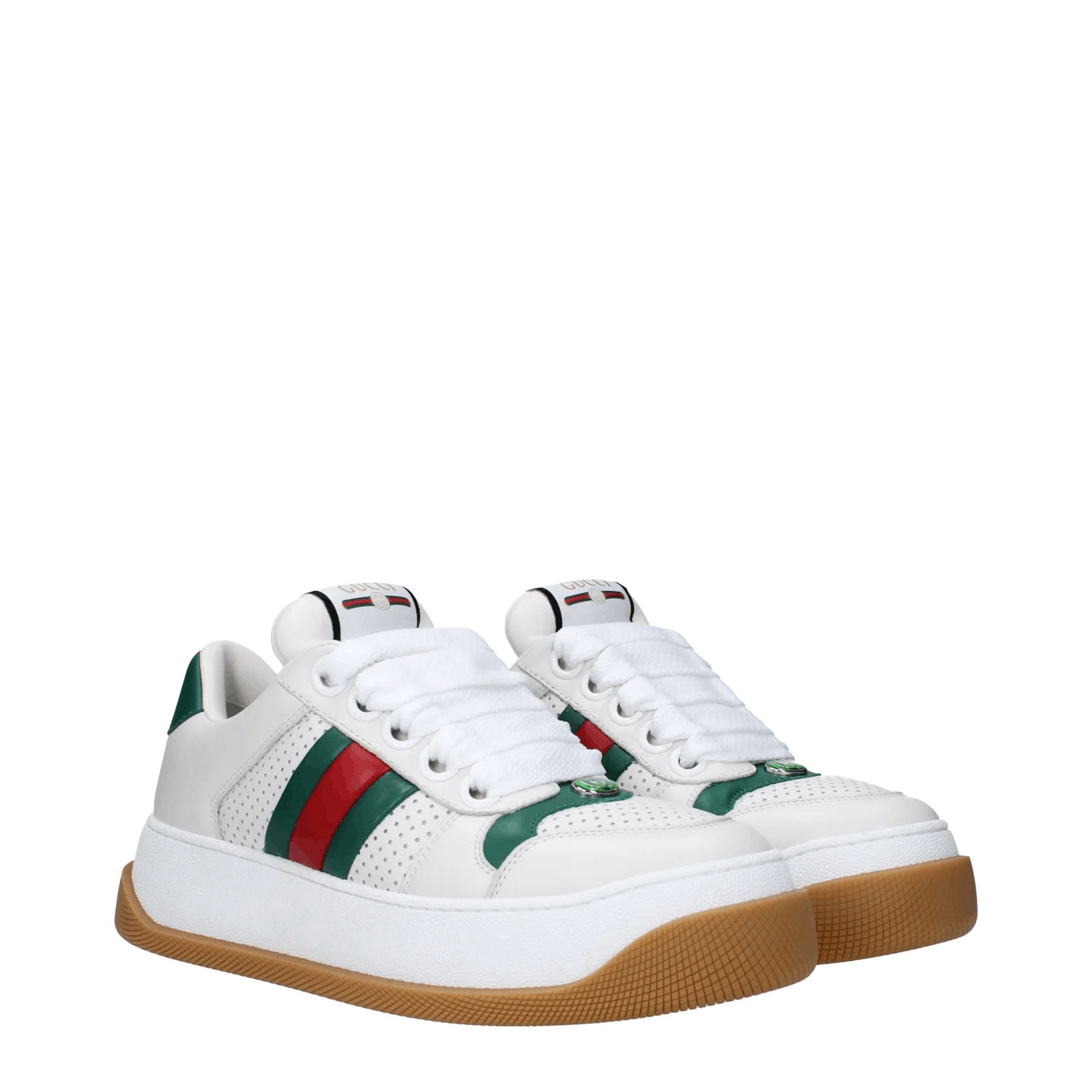 Gucci Gucci Screener Web Trainer Sneakers SIZE 38 Size ONE SIZE - 2 Thumbnail