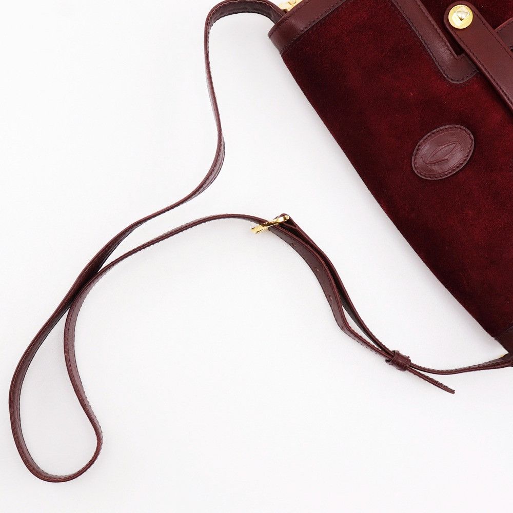 Cartier Cartier Cartier Must Line Suede Calf Shoulder Bag Suede Shoulder Bag Size ONE SIZE - 16 Thumbnail